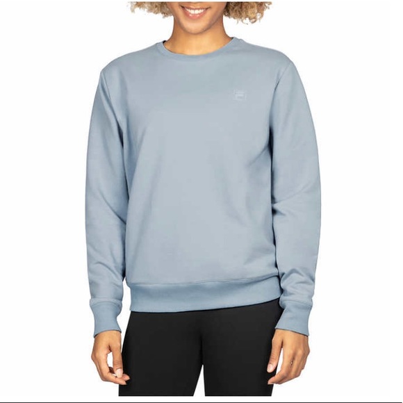 Fila Tops - Fila Pastel Blue Crewneck Sweatshirt